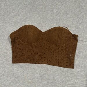 NWT western style crop top.